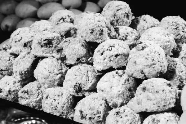 Grupo Galletas Surtidas Chip Chocolate Pasas Avena Chocolate Blanco —  Fotos de Stock