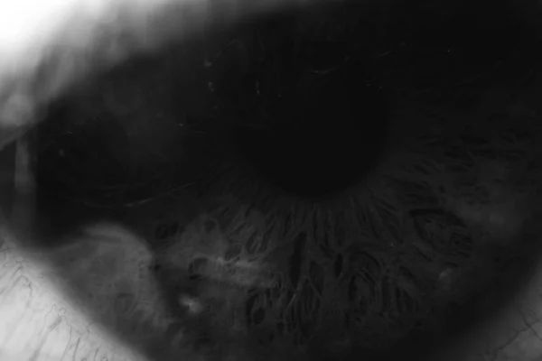 Hermoso Primer Plano Macro Los Ojos Profundos Humano — Foto de Stock