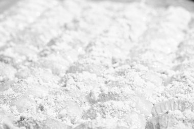 Geleneksel hindistancevizli tatlı baklavası. Ev yapımı fındıklı ve ballı baklava..