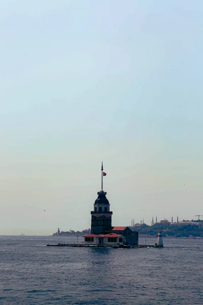 Maiden Tower Istanbul Turkije Kulesi Ook Bekend Als Leander Tower — Stockfoto