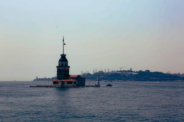 Torre Della Vergine Istanbul Turchia Kulesi Conosciuta Anche Come Torre — Foto Stock