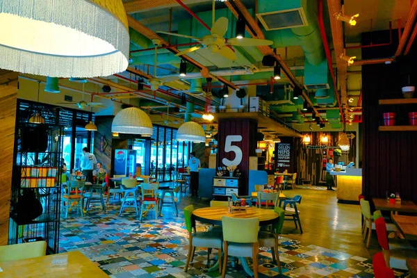 Şık Restoran Dekorasyonu Özçekim Noktaları — Stok fotoğraf