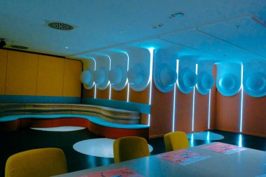 Anaokulunda spor ve oyun parkı.