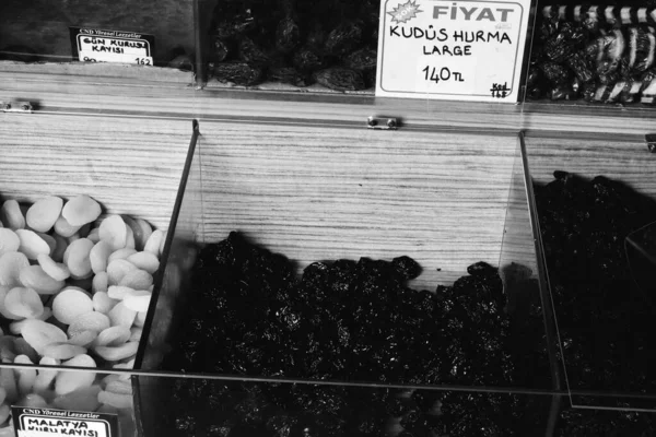 Deliciosas Passas Secas Frutas Secas Loja — Fotografia de Stock
