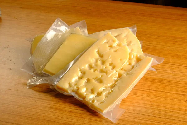 Heerlijke Variëteiten Kaas Cheddar Tafel — Stockfoto