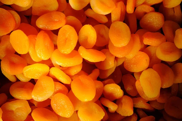 Delicious Dried Apricots Dried Fruits Store — Stock Photo, Image