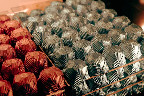 Sacco Varietà Praline Cioccolato — Foto Stock