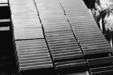 bir sürü değişik çikolatalı pralin