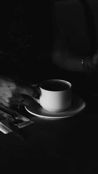Delicious Cold Coffee Coffee Latte — Stock Photo, Image