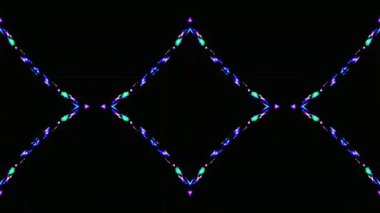 Çoklu renkte üç boyutlu çizgiler