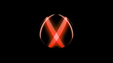 Siyah arkaplanda renkli yanıp sönen ışıkların hareketli çember şekli