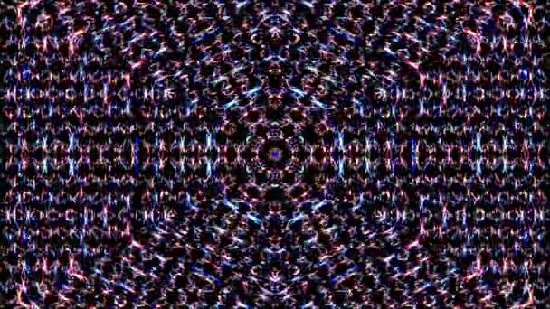 Krásné Video Abstraktní Pozadí Tekuté Linky Horizontální Mnohobarevné Textuře Tekutina — Stock video