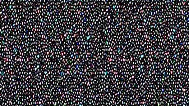 Belo Vídeo Fundo Abstrato Linhas Líquidas Horizontais Uma Textura Multicolor — Vídeo de Stock