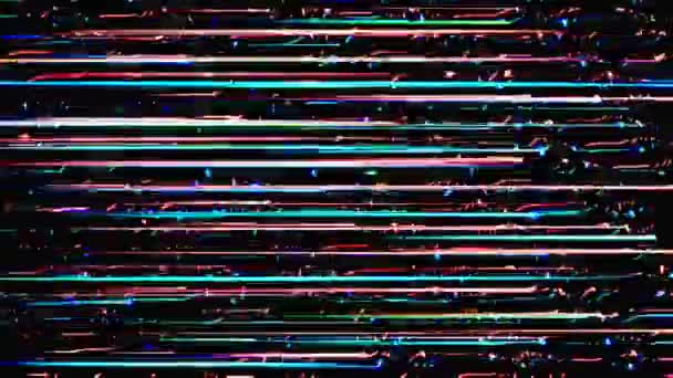 Belo Vídeo Fundo Abstrato Linhas Líquidas Horizontais Uma Textura Multicolor — Vídeo de Stock