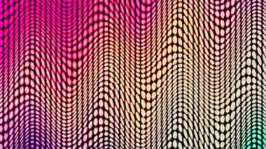 Soyut kırmızı mavi arkaplan çok renkli 3B sıvı çizgiler