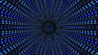 benekli çizgi şekilli renkli yanıp sönen ışıklar, siyah arkaplan üzerinde