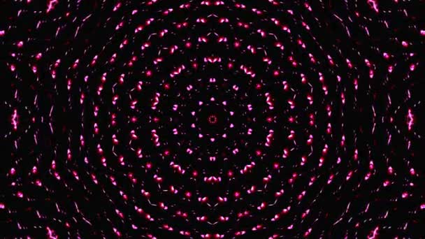 全彩万花筒图案 神奇的曼陀罗4K — 图库视频影像