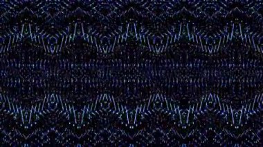 parlak parlak parlak ışık parlayan güzel soyut çizgiler siyah arkaplan üzerinde pürüzsüz mavi renk hareketi ayarlar