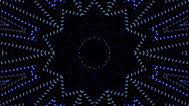 Model Kaleidoscop Abstract Culori Complete Magic Mandala — Videoclip de stoc