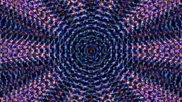 Abstrakti Kaleidoskooppi Kuvio Täydellä Värillä Magic Mandala — kuvapankkivideo