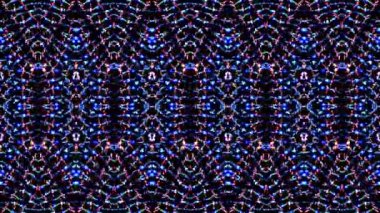 parlak parlak parlak ışık parlayan güzel soyut çizgiler siyah arkaplan üzerinde pürüzsüz mavi renk hareketi ayarlar