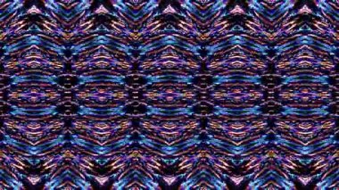 Renkli çizgilerle ince hareketleri düzenleyen parlak bir ışık.