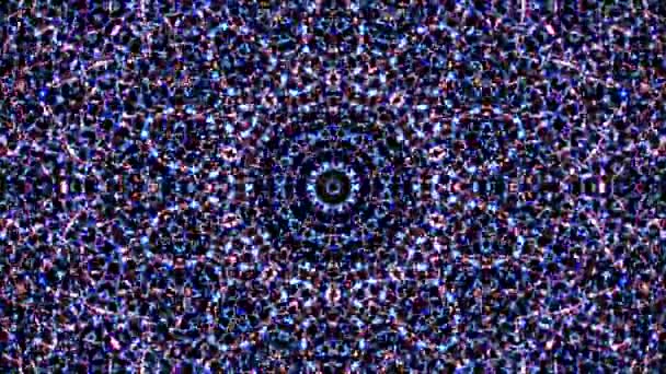 Model Kaleidoscop Abstract Culori Complete Magic Mandala — Videoclip de stoc