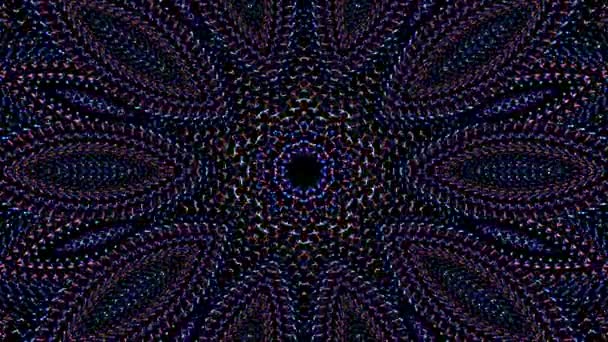 Cahaya Abstrak Terang Mengatur Warna Penuh Kaleidoskop — Stok Video