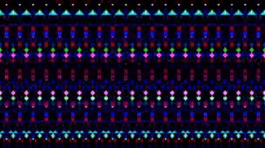 Parlak çizgiler mavi dalga hareketini ayarlar, renkli, siyah arkaplanda