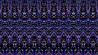 Parlak çizgiler mavi dalga hareketini ayarlar, renkli, siyah arkaplanda