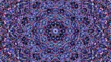 Rengi ve kaleydoskopu yöneten parlak soyut ışık