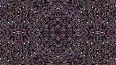 Rengi ve kaleydoskopu yöneten parlak soyut ışık