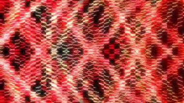 Renkli çizgilerle ince hareketleri düzenleyen parlak bir ışık.