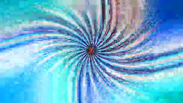 Рух Лінійної Хвилі Барвистий Чорному Фоні — стокове відео
