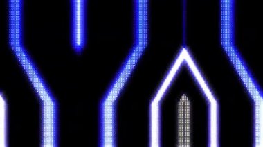 çizgi dalga hareketi, renkli, siyah arkaplan üzerinde