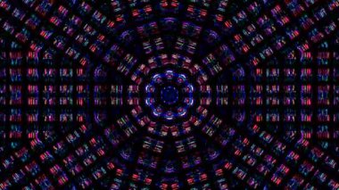 Hareket eden siyah arkaplanı değiştiren titreşimli, parlak ışığın güzel videoları