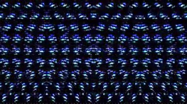 Hareket eden siyah arkaplanı değiştiren titreşimli, parlak ışığın güzel videoları