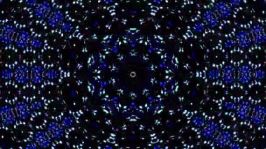 Hareket eden siyah arkaplanı değiştiren titreşimli, parlak ışığın güzel videoları