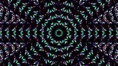 Hareket eden siyah arkaplanı değiştiren titreşimli, parlak ışığın güzel videoları