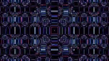 Hareket eden siyah arkaplanı değiştiren titreşimli, parlak ışığın güzel videoları
