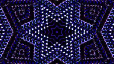 Hareket eden siyah arkaplanı değiştiren titreşimli, parlak ışığın güzel videoları