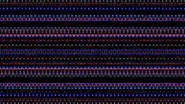 Hareket eden siyah arkaplanı değiştiren titreşimli, parlak ışığın güzel videoları