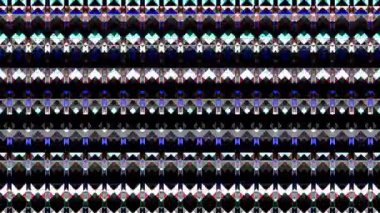 Hareket eden siyah arkaplanı değiştiren titreşimli, parlak ışığın güzel videoları