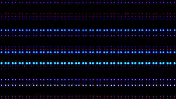 Movimiento Onda Línea Colorido Sobre Fondo Negro — Vídeos de Stock