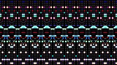 çizgi dalga hareketi, renkli, siyah arkaplan üzerinde