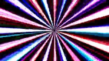 çizgi dalga hareketi, renkli, siyah arkaplan üzerinde