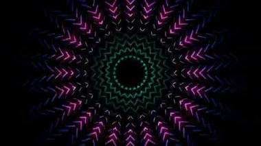 Soyut hareketli grafik arkaplan. Gösteri için, güzel parlak süslemelerin animasyonu. pürüzsüz