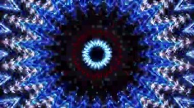 Soyut hareketli grafik arkaplan. Gösteri için, güzel parlak süslemelerin animasyonu. pürüzsüz