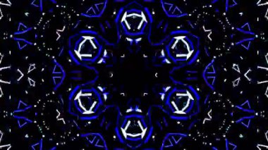 çizgi dalga hareketi, renkli, siyah arkaplan üzerinde