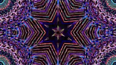 çizgi dalga hareketi, renkli, siyah arkaplan üzerinde